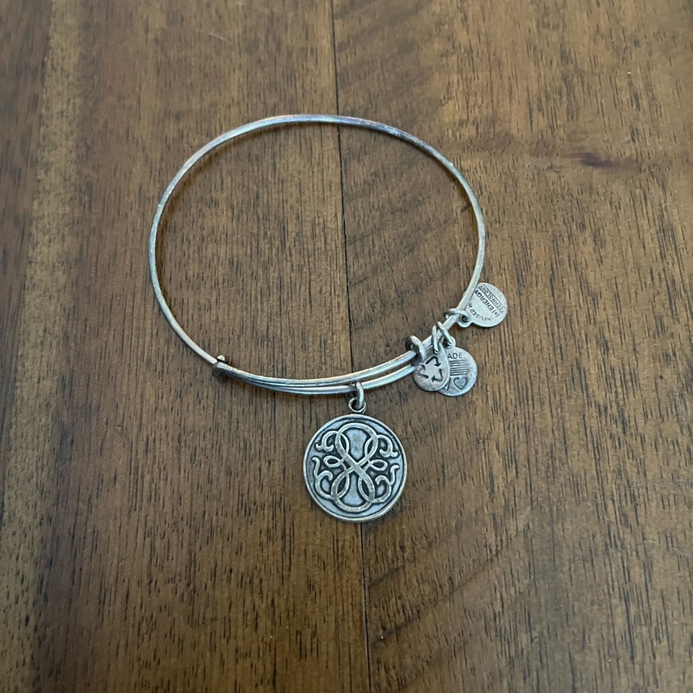 Alex & Ani Path of Life Silver Bangle Bracelet